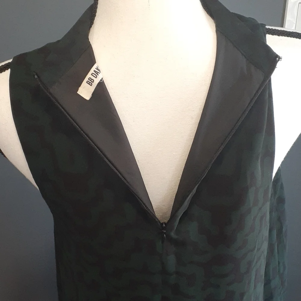 BB DAKOTA green Babydoll Dress Sz M - Picture 8 of 14